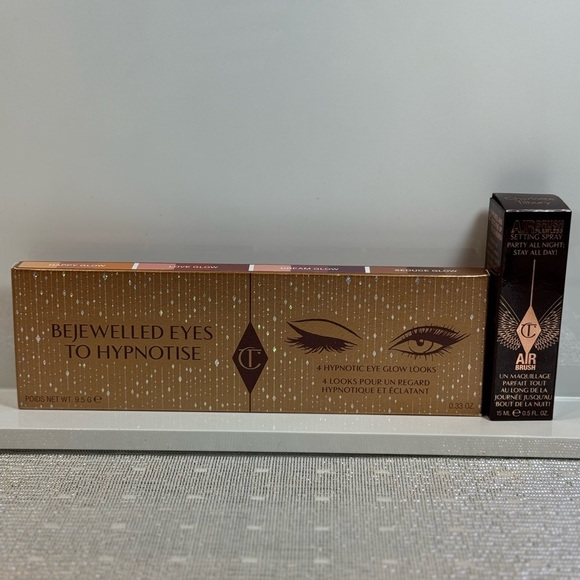 Charlotte Tilbury Other - Charlotte Tilbury Bejewelled Eyes Palette and Airbrush Setting Spray